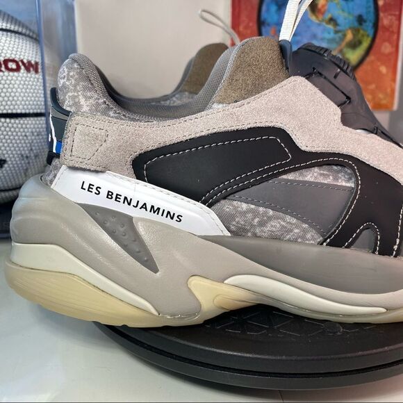 🔁 Puma x Les Benjamins Thunder Disc 'Steel Gray' - Mens 10 - Picture 3 of 12